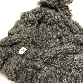 ピュアルセシン(pual ce cin)のpual ce cin ピュアルセシン　ニット帽　ニットキャップ　茶(ニット帽/ビーニー)