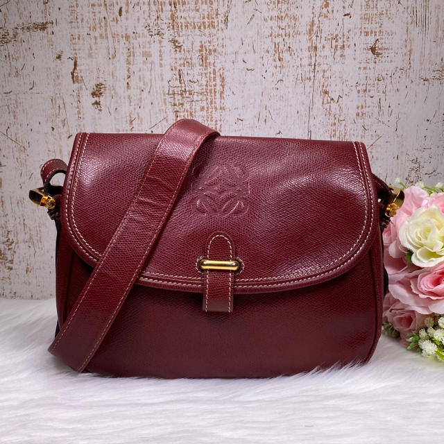 付属品✧保存袋✨中美品✨LOEWE ロエベ アナグラム ショルダーバッグ