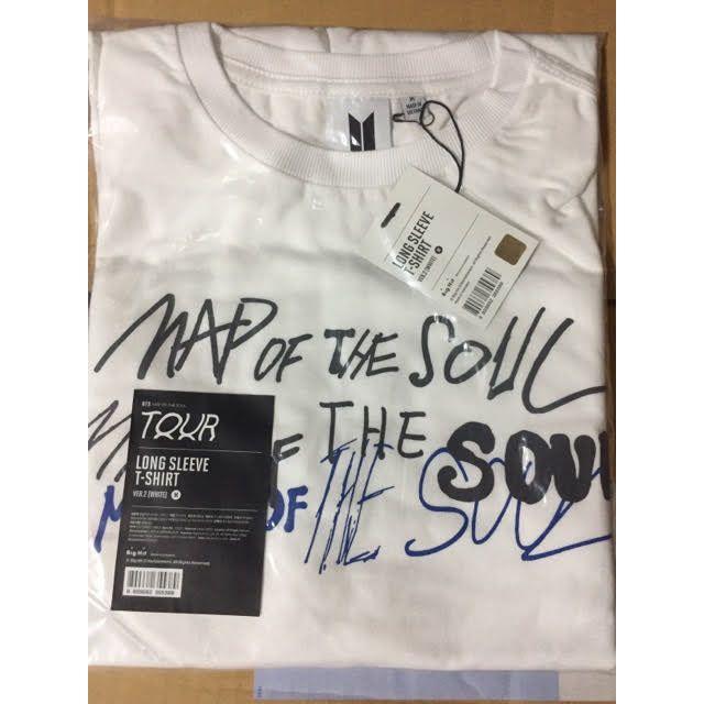 憧れ MOS 公式グッズ BTS ロンT 長袖Tシャツ 防弾少年団 superior