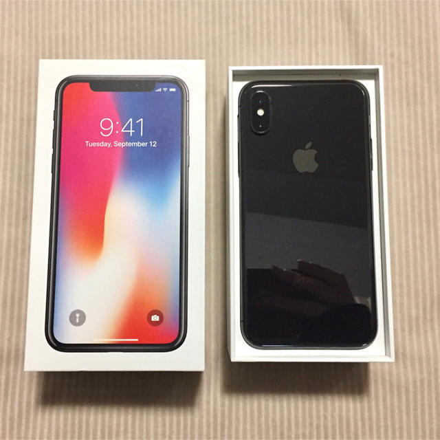 iPhone X Space Gray 256 GB SIMフリー