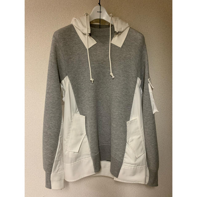 定価61600円】sacai 20ss スポンジスウェットフーディー - パーカー