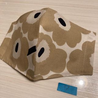 マリメッコ(marimekko)の立体　インナーマスク　ベージュ7(その他)