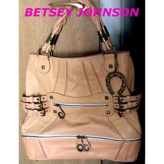 ベッツィジョンソン(BETSEY JOHNSON)の値下げ！　BETSEY JOHNSON   レザー　ショルダー　トートバッグ　×(トートバッグ)