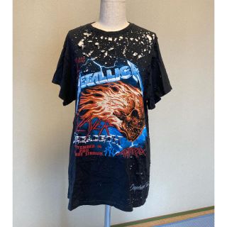 METALLICA リメイクダメージビンテージTシャツ(Tシャツ/カットソー(半袖/袖なし))