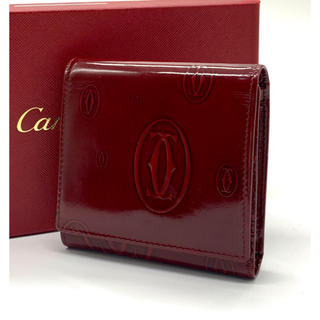 カルティエ(Cartier)の⭐️ kk様 専用 カルティエ ハッピーバースデー コンパクト 折り財布 鑑定済(折り財布)