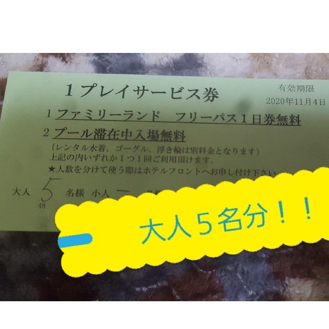 池の平ファミリーパス　無料引換券