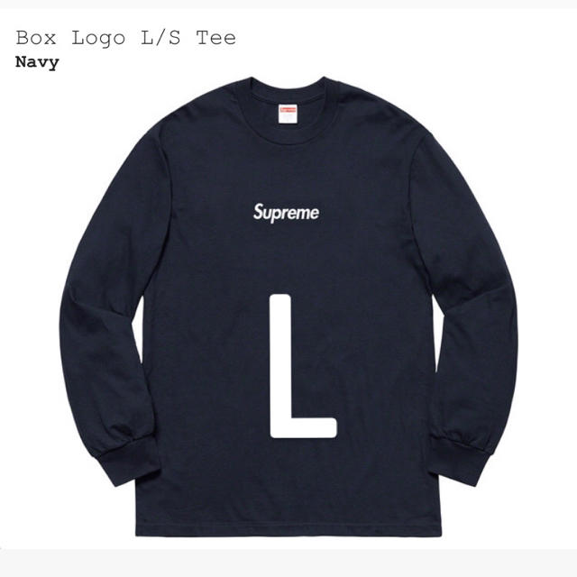 Supreme Box Logo L/S Tee Lサイズ
