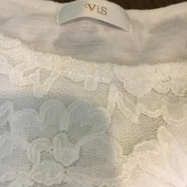 ViS(ヴィス)のViS★トップス★カットソー？レース 7分袖★サイズM レディースのトップス(カットソー(長袖/七分))の商品写真