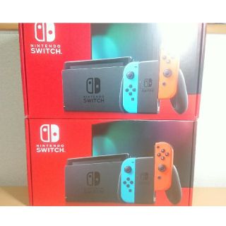 ニンテンドースイッチ(Nintendo Switch)のニンテンドースイッチ 本体 ネオン ブルー 新型(家庭用ゲーム機本体)