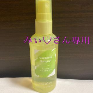 イニスフリー(Innisfree)の【innisfree】パフュームド　ボディ&ヘアミスト　ガーデニアブーケ(香水(女性用))