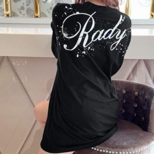 Rady(レディー)のRady ペイントロングTシャツ　ユニセックス レディースのトップス(Tシャツ(長袖/七分))の商品写真