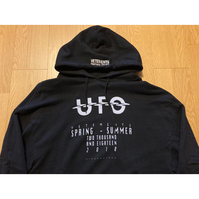 世界50着 限定 VETEMENTS ヴェトモン 18SS UFO パーカー L