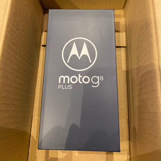 Motorola モトローラ simフリー moto g8 plus ブルー