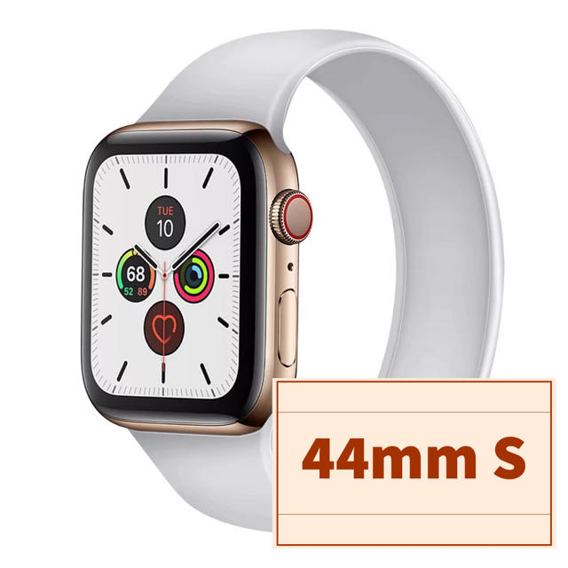 Apple Watch ソロループバンド　ホワイト　44mm S メンズの時計(その他)の商品写真