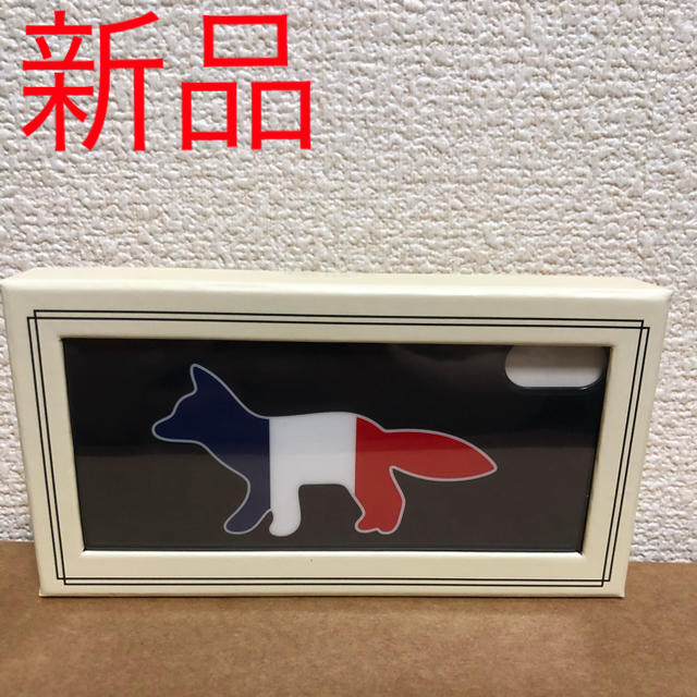 MAISON KITSUNE'(メゾンキツネ)のメゾンキツネ スマホケース iPhoneケース X XS 新品 スマホ/家電/カメラのスマホアクセサリー(iPhoneケース)の商品写真