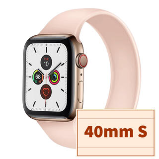 Apple Watch ソロループバンド　ピンク　40mm S(その他)