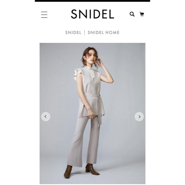 SNIDEL - 完売 正規品 スナイデル ニットベストレイヤードSETUPの通販 ...