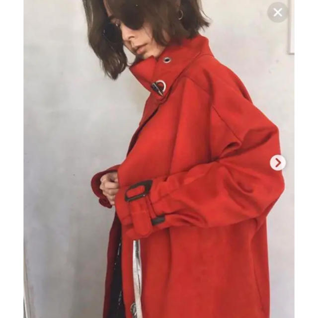 Ameri VINTAGE(アメリヴィンテージ)のAMERI アメリ　WRAP COLLAR COAT　正規品　美品 レディースのジャケット/アウター(ロングコート)の商品写真