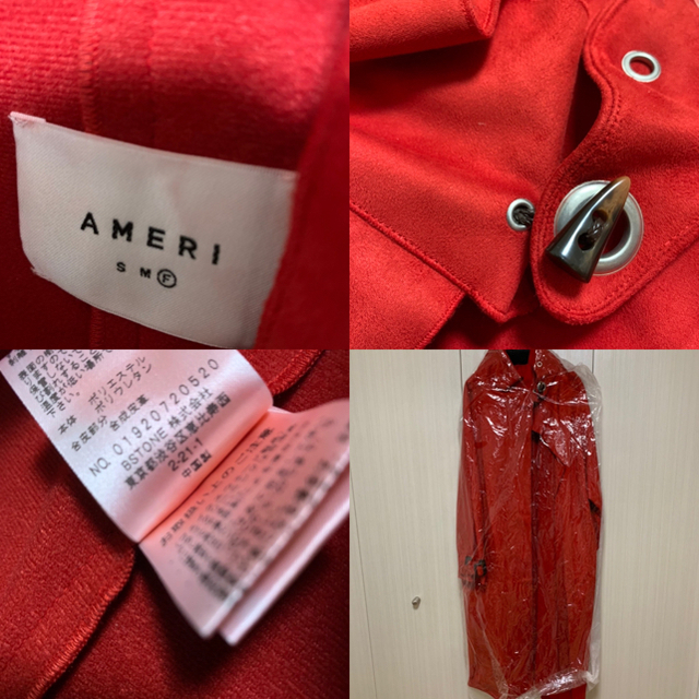 Ameri VINTAGE(アメリヴィンテージ)のAMERI アメリ　WRAP COLLAR COAT　正規品　美品 レディースのジャケット/アウター(ロングコート)の商品写真
