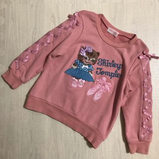 シャーリーテンプル(Shirley Temple)のシャーリーテンプル ねこ バレリーナ トレーナー 110(Tシャツ/カットソー)