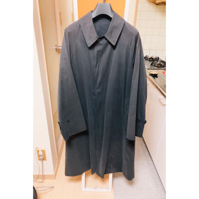 COMOLI(コモリ)のcomoli コモリ 19ss バルカラーコート black 黒 メンズのジャケット/アウター(ステンカラーコート)の商品写真