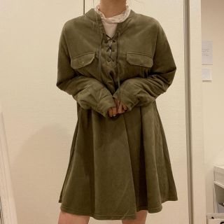 リリーブラウン(Lily Brown)のmilitary onepiece × bag 専用ページ(ひざ丈ワンピース)