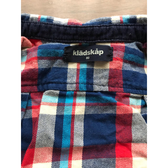 kladskap(クレードスコープ)のクレードスコープ　チェックシャツ キッズ/ベビー/マタニティのベビー服(~85cm)(シャツ/カットソー)の商品写真