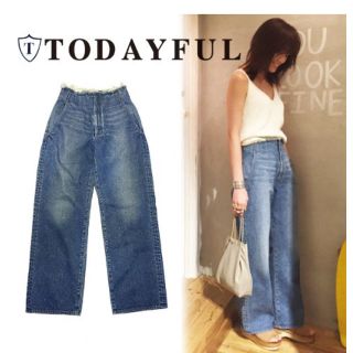 トゥデイフル(TODAYFUL)のtodayful デニム 23 新品(デニム/ジーンズ)