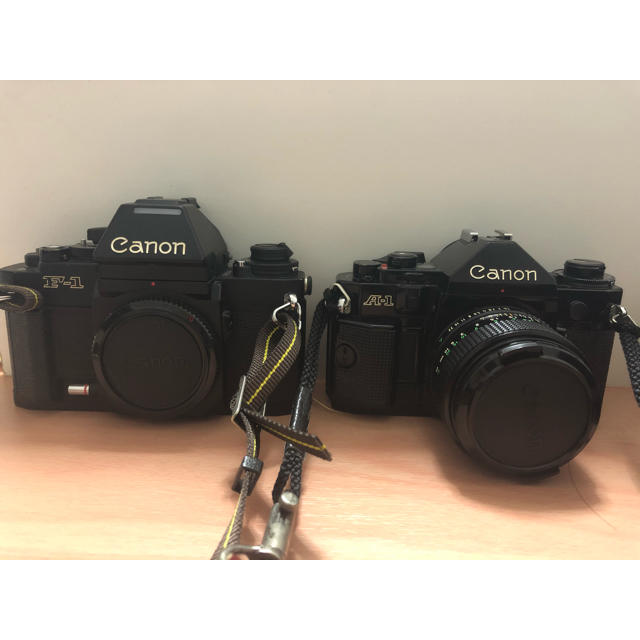 Canon(キヤノン)のCanon F-1、A-1、レンズ6本、その他2本セット スマホ/家電/カメラのカメラ(フィルムカメラ)の商品写真