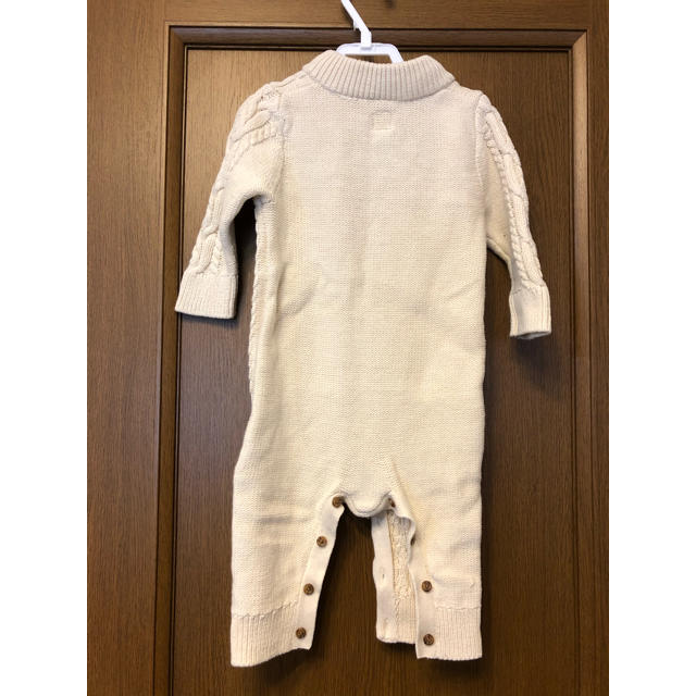 babyGAP(ベビーギャップ)のギャップケーブルニットロンパース キッズ/ベビー/マタニティのベビー服(~85cm)(ロンパース)の商品写真