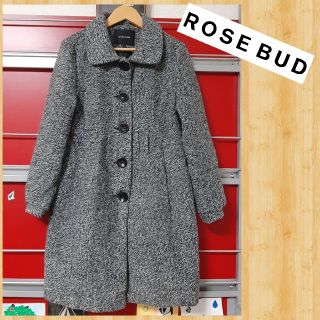 ローズバッド(ROSE BUD)の定価32000円 ROSE BUD ローズバッドツイードコート 美品 1(チェスターコート)