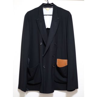 サンシー(SUNSEA)のSUNSEA  SNM BLUE Double breasted jacket(テーラードジャケット)