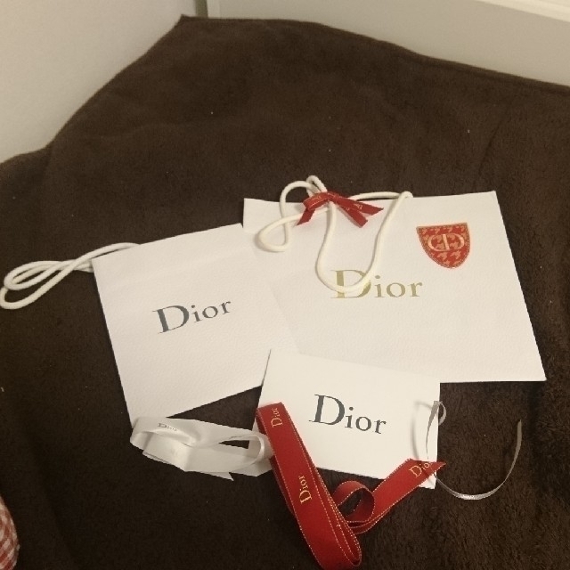 Christian Dior(クリスチャンディオール)のいちご様ご予約済み  ディオール紙袋&シャネル袋 レディースのバッグ(ショップ袋)の商品写真