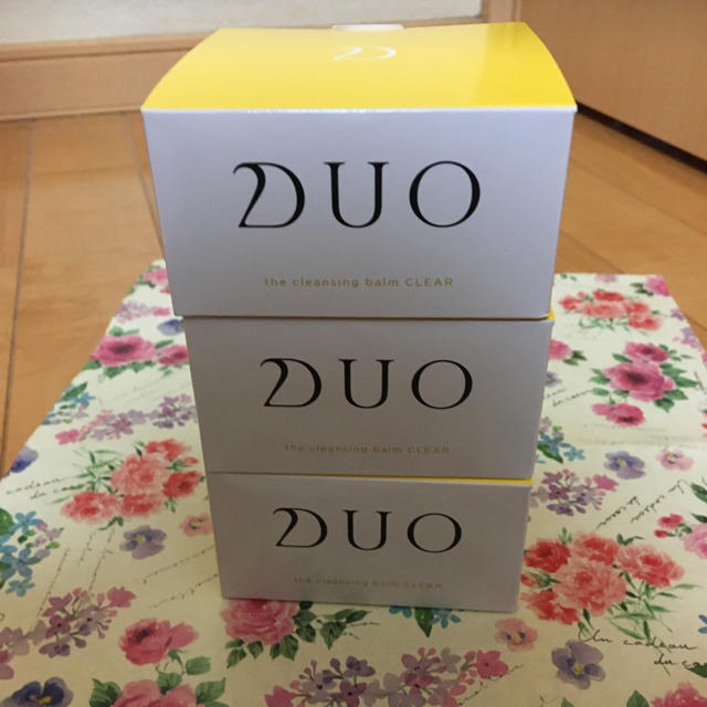 DUO クレンジングバーム　クリア90g×3個