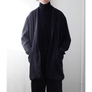 コモリ(COMOLI)の【19AW/希少品】comoli ナイロンシルク 中綿チェスターコート(チェスターコート)