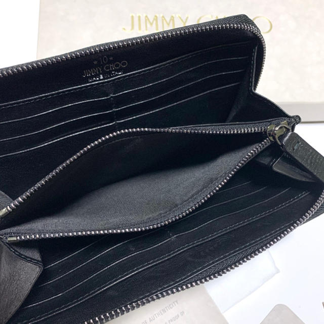 JIMMY CHOO(ジミーチュウ)の美品 ジミーチュウ 10周年限定 マルチカラー スタースタッズ 長財布 メンズ メンズのファッション小物(長財布)の商品写真