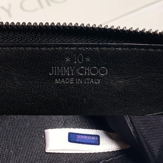 JIMMY CHOO(ジミーチュウ)の美品 ジミーチュウ 10周年限定 マルチカラー スタースタッズ 長財布 メンズ メンズのファッション小物(長財布)の商品写真