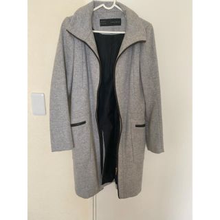 ザラ(ZARA)のZARA チェスターコート　レディース　冬用コート　M(チェスターコート)