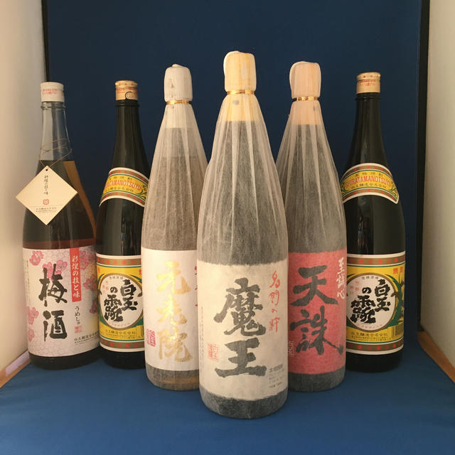 魔王・白玉の露・元老院・天誅・彩煌の技と味 梅酒★1800ml6本セット★