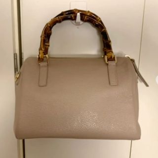 ドゥーズィエムクラス(DEUXIEME CLASSE)の美品　Gianni Notaro Carol.J  バンブー　ハンドバッグ　(ハンドバッグ)