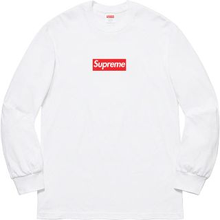 Supreme - supreme box logo L/S tee 白 M 国内正規品の通販 by ...