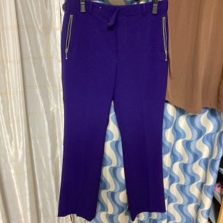 ジョンローレンスサリバン(JOHN LAWRENCE SULLIVAN)のlittlebig cropped trousers リトルビッグ　(スラックス)