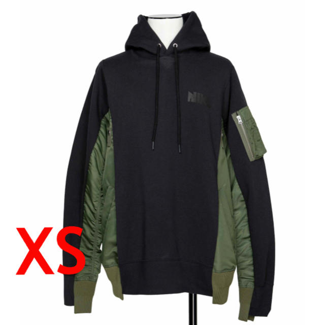 安心の関税送料込み Nike x sacai Hoodie NAVY XS ナイキ フーディー