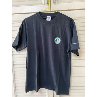 スターバックスコーヒー(Starbucks Coffee)のスターバックスコーヒー　旧ロゴ  六本木地区限定Tシャツ 黒(Tシャツ/カットソー(半袖/袖なし))