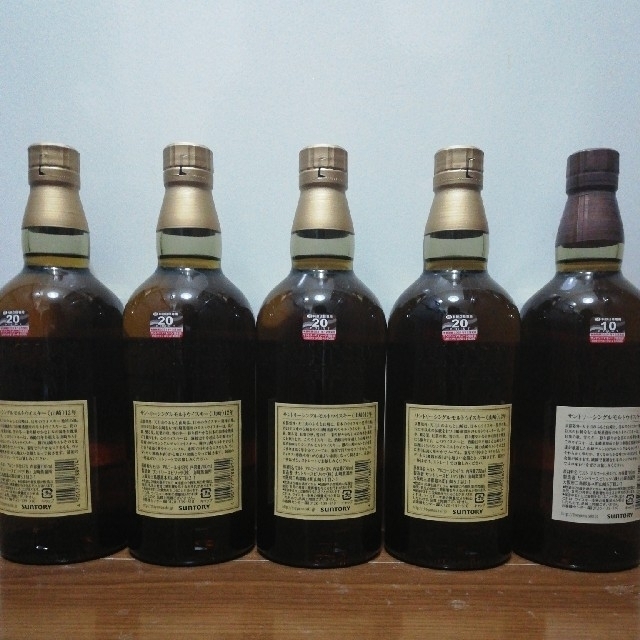 山崎 12年 700ml ５本セット 新品未開栓品 - ウイスキー