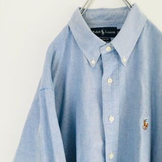 ラルフローレン(Ralph Lauren)の◆Re様専用◆ 90s ラルフローレン 長袖 ボタンダウン BDシャツ 刺繍ロゴ(シャツ)