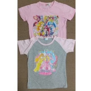 バンダイ(BANDAI)のプリキュア半袖Tシャツ2枚 サイズ120(Tシャツ/カットソー)