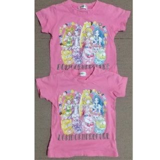 バンダイ(BANDAI)のプリキュア半袖Tシャツ同柄２枚 サイズ100(Tシャツ/カットソー)