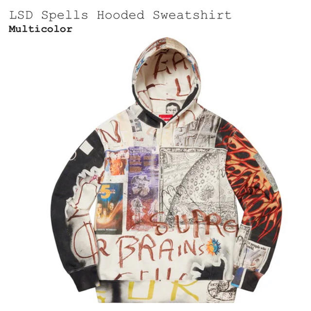 Supreme(シュプリーム)のXL Supreme LSD Spells Hooded Sweatshirt メンズのトップス(パーカー)の商品写真