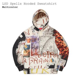 シュプリーム(Supreme)のXL Supreme LSD Spells Hooded Sweatshirt(パーカー)